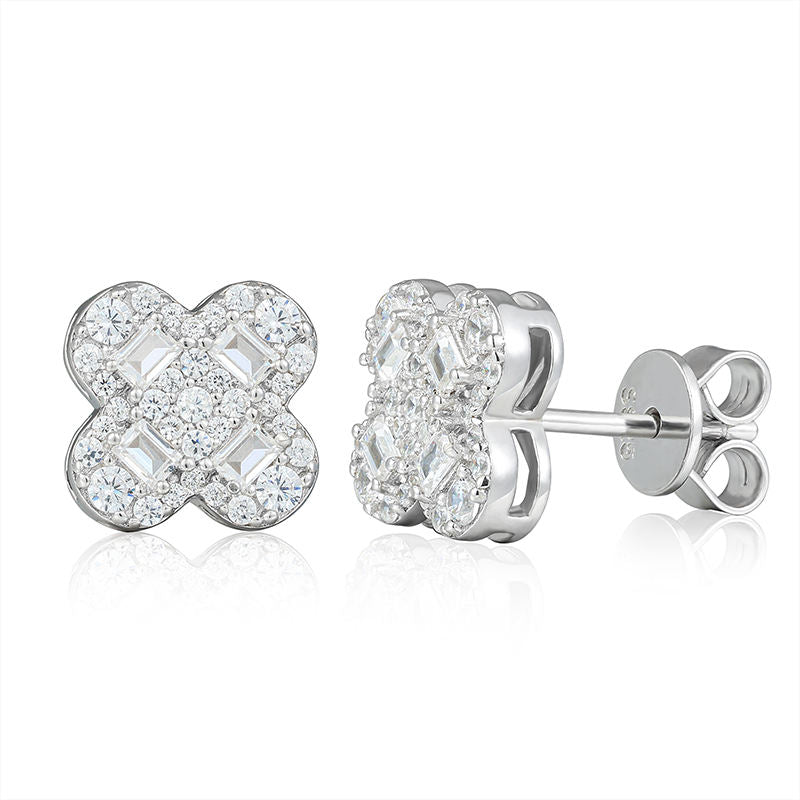 925 Silver Stud Earrings for Women